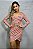 Vestido Curto Viscolycra Manga Longa Transpasse Floral [F081] - Imagem 1