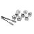 Cubos De Gelo Em Aço Inox Com Pegador Kit Com 8 Unidades [F102] - Imagem 8