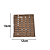 Descanso De Copo Xicaras Quadrado Mdf Natural [F031] - Imagem 2