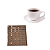 Descanso De Copo Xicaras Quadrado Mdf Natural [F031] - Imagem 3