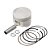 Pistao Kit C/anel  Kmp Dyamond Cg 125 02/08 0.75 [F016] - Imagem 1