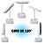 Espelho De Mesa Led Usb Portátil Maquiagem Camarim Regulagem [F102] - Imagem 4