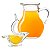Espremedor De Limão Manual Acrílico Laranja Gourmet Transparente [F102] - Imagem 4