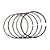 Anel P/ Pistao  Kmp Dyamond Pcx 160 23/ 0.25 [F016] - Imagem 1