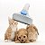 Pente Higienico Removedor De Pelos Para Pets. Cor Branco [F102] - Imagem 1