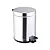 Lixeira C/pedal/recip Plastico-corpo/tampa Inox-4,5 L Cor:inox [F109] - Imagem 7