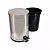 Lixeira C/pedal/recip Plastico-corpo/tampa Inox-4,5 L Cor:inox [F109] - Imagem 5