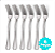 Kit 6 Garfos Aço Inox Talher Mesa Cozinha Buffet Restaurante [F102] - Imagem 5