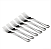Kit 6 Garfos Aço Inox Talher Mesa Cozinha Buffet Restaurante [F102] - Imagem 3