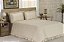 Kit Cobre Leito Casal Queen Diplomata 03 Peças Matelado Babado Avelã [F101] - Imagem 1