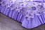Kit Colcha Cobre Leito Belize Casal Queen 06 Pçs Floral Lilas [F101] - Imagem 5