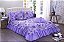 Kit Colcha Cobre Leito Belize Casal Queen 06 Pçs Floral Lilas [F101] - Imagem 1