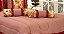 Kit Colcha Edredon Florença Casal Queen 05 Pçs Rose [F101] - Imagem 4