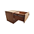 Mesa De Cabeceira C Gaveta Secreta Lado Direito Mdf Natural [F031] - Imagem 2