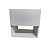 Mesa De Cabeceira C Gaveta Secreta Lado Esquerdo Mdf Branco [F031] - Imagem 4