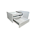 Mesa De Cabeceira C Gaveta Secreta Lado Esquerdo Mdf Branco [F031] - Imagem 2