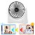 Mini Ventilador Portátil Usb Recarregável De Mesa 3 Velocidades [F102] - Imagem 6