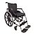 Cadeira De Rodas Aluminio Taipu J3 Prata Jaguaribe [F083] - Imagem 1