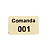Comanda Bar Restaurante Ecologicas C/ 10 Em Mdf 3mm Branco [F031] - Imagem 1
