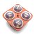 Forma De Ovos Copper Eggs Xl 4 Copos Metal Make Cozinha [F102] - Imagem 4