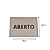 Placa Sinalização 1/2 Oficio Aberto Mdf Branco [F031] - Imagem 3