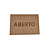 Placa Sinalização 1/2 Oficio Aberto Mdf Natural [F031] - Imagem 1