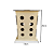 Porta Cápsulas Torre Grande Mdf Branco [F031] - Imagem 4