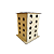 Porta Cápsulas Torre Grande Mdf Branco [F031] - Imagem 1