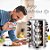 Porta Temperos Inox Giratório Com 16 Potes Torre De Condimentos;inox [F102] - Imagem 1