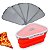 Pote Expansível Armazenar Pizza Silicone Separador 5 Fatias [F102] - Imagem 8