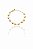 Pulseira Corrente De Pérolas Banhado Em Ouro 18k [F027] - Imagem 3
