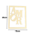 Quadro Decorativo Amor Em Mdf Branco [F031] - Imagem 2