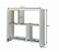 Rack Nicho Aparador Sala Quarto Escritório Mdf Natural [F031] - Imagem 1