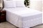 Saia Para Cama Box Colchobox Jacquard Solteiro Branca [F101] - Imagem 1