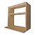 Suporte Microondas Com Nicho Em Mdf Madeirado [F031] - Imagem 1