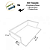 Suporte Para Impressora Simples Trovarelli Em Mdf Branco [F031] - Imagem 2