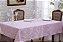 Toalha De Mesa Jacquard Rosa Quadrada [F101] - Imagem 1