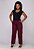 Calça Feminina Elástico 7928 Marsala [F075] - Imagem 1