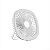 Mini Ventilador De Mesa Luz Ring Light Usb Portátil Potente Silencioso [F102] - Imagem 1