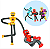 Robo Pop It Tubo Luz Led Estica Puxa Gruda Boneco Brinquedo Infantil [F102] - Imagem 5