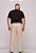 Calça Macaw 7734 Bege Plus Size Sarja [F075] - Imagem 3