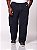 Calça Macaw 7868 Azul Marinho Plus Size Sarja [F075] - Imagem 6