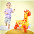Girafa Brinquedo Infantil Dançante Robô Som Luz Crianças Bebe [F102] - Imagem 2