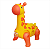 Girafa Brinquedo Infantil Dançante Robô Som Luz Crianças Bebe [F102] - Imagem 1