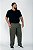 Calça Macaw 7563 Verde Plus Size Sarja [F075] - Imagem 2