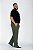Calça Macaw 7563 Verde Plus Size Sarja [F075] - Imagem 3