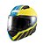 Capacete Texx Escam Kratos Cyber Azu Verd Fosc 58 [F016] - Imagem 6
