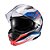 Capacete Texx Escam Kratos Nomade Branc Azu Verm Bril 61 [F016] - Imagem 6