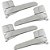 Conjunto Maçaneta Int Porta Gol G4 Cromada [F103] - Imagem 1