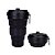 Copo Ecologico Retratil Silicone Dobravel 550ml Cor:preto [F102] - Imagem 2